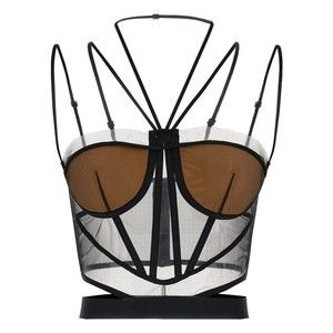 Nensi Dojaka Sheer Corset Top - NWT